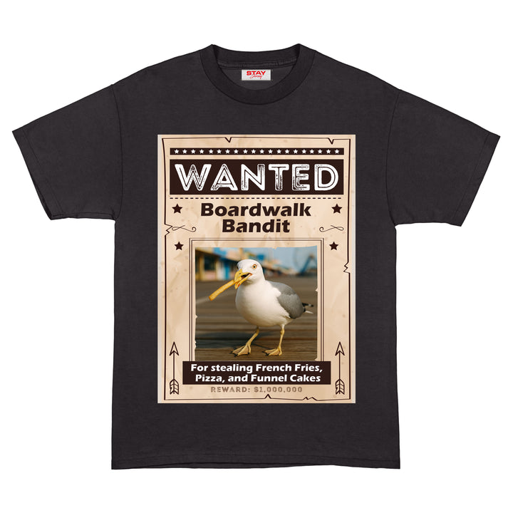 WANTED Boardwalk Bandit Tee