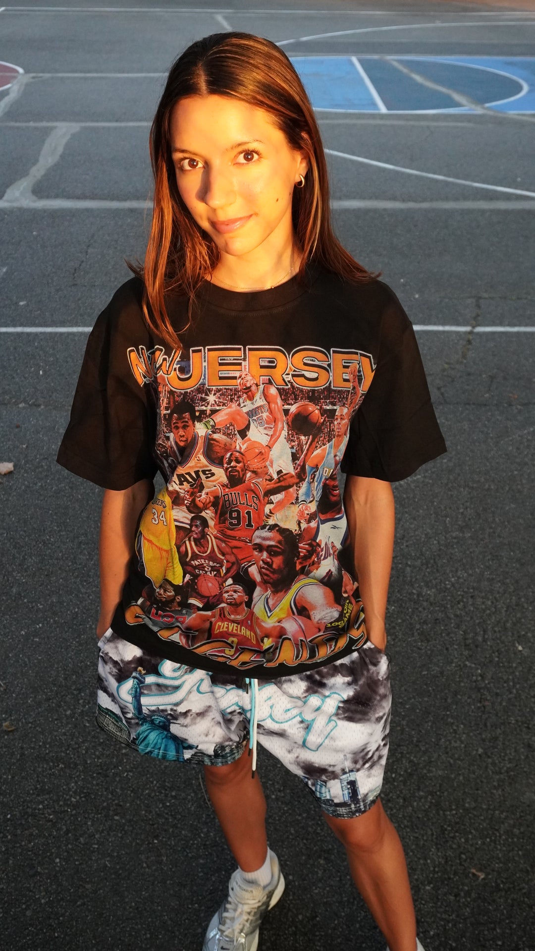 NJ Basketball Legends Graphic Tee