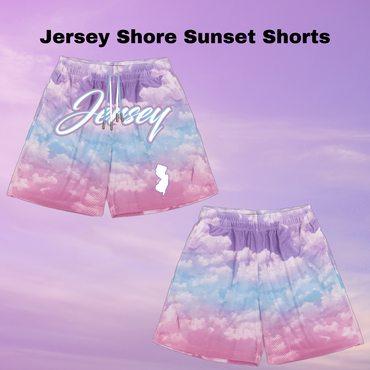 Jersey Shore Sunset Shorts