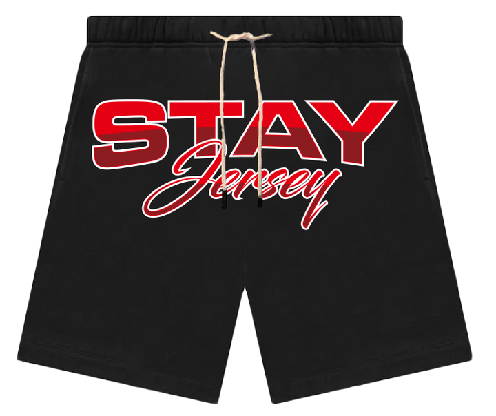 Black Staple Sweatshort