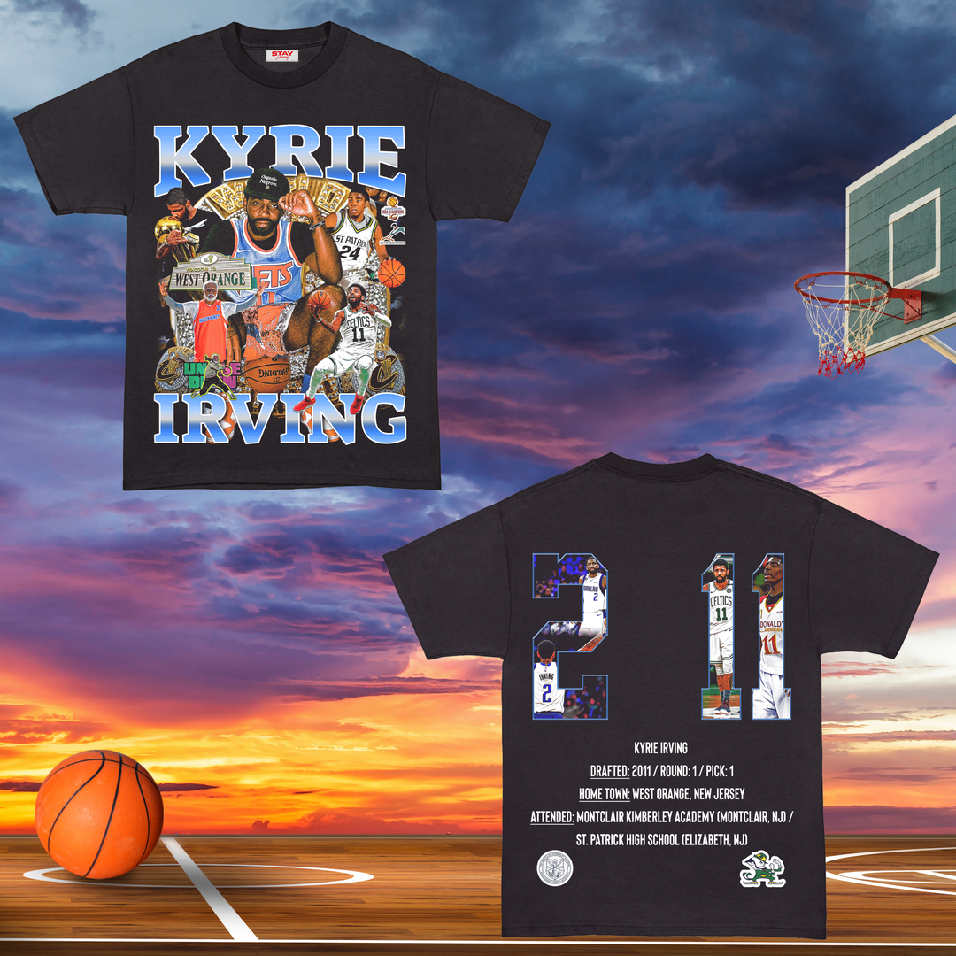 Kyrie Irving x West Orange Graphic Tee – Stay Jersey Kyrie Irving x West Orange Graphic Tee – Stay Jersey