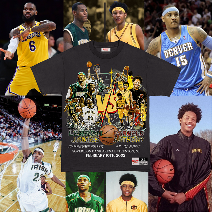 Lebron vs. Melo Graphic Tee