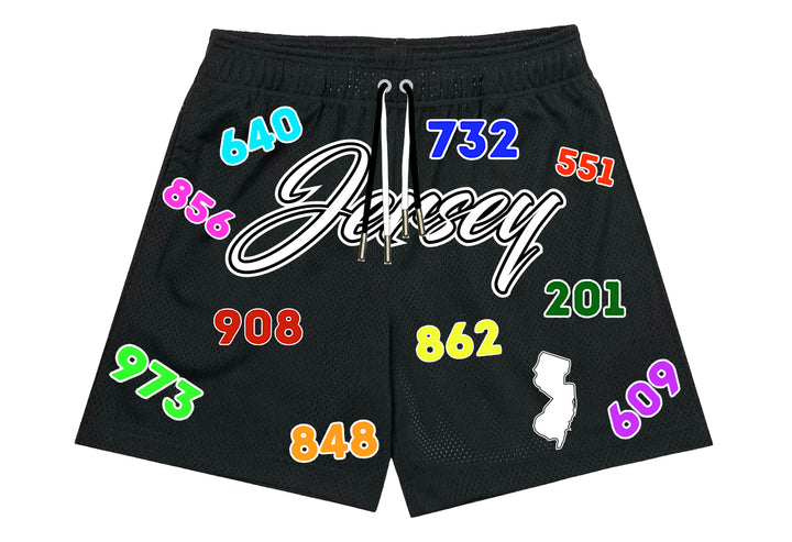 Jersey Area Code Shorts