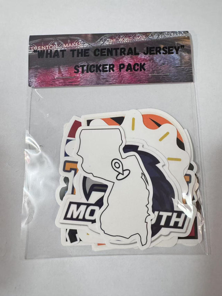 "What The Central Jersey" Sticker Pack
