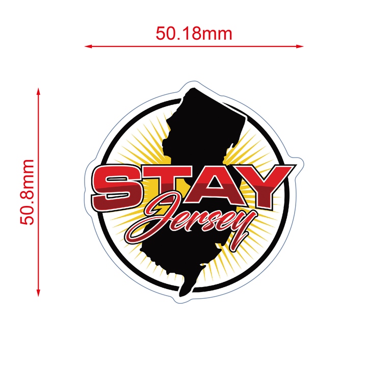 Stay Jersey Logo Sticker