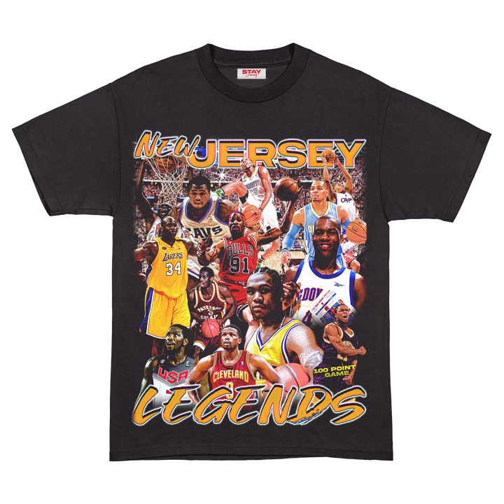 NJ Basketball Legends Graphic Tee